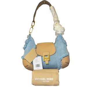 MICHAEL KORS COLLECTION CHAMBRAY DENIM BANCROFT